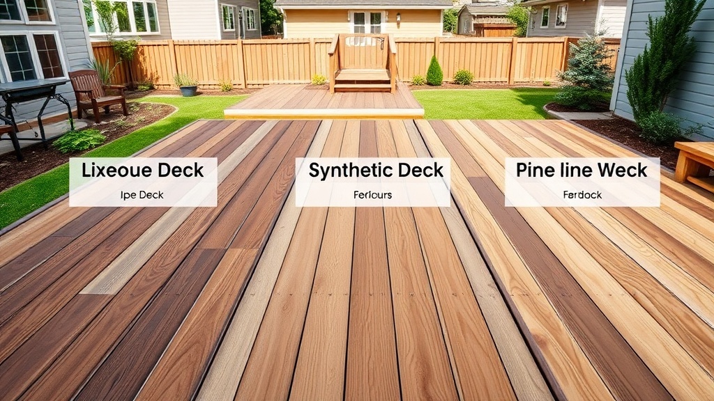 דק איפאה מול דק סינטטי ודק אורן – מה עדיף?